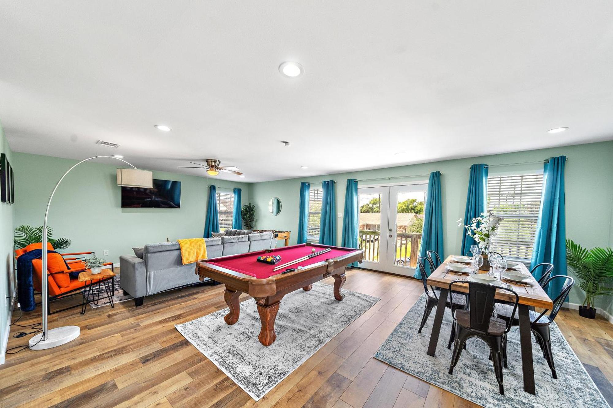 Nr Beach Pier Oasis Game Tables Yard Bbq Galveston Exteriér fotografie